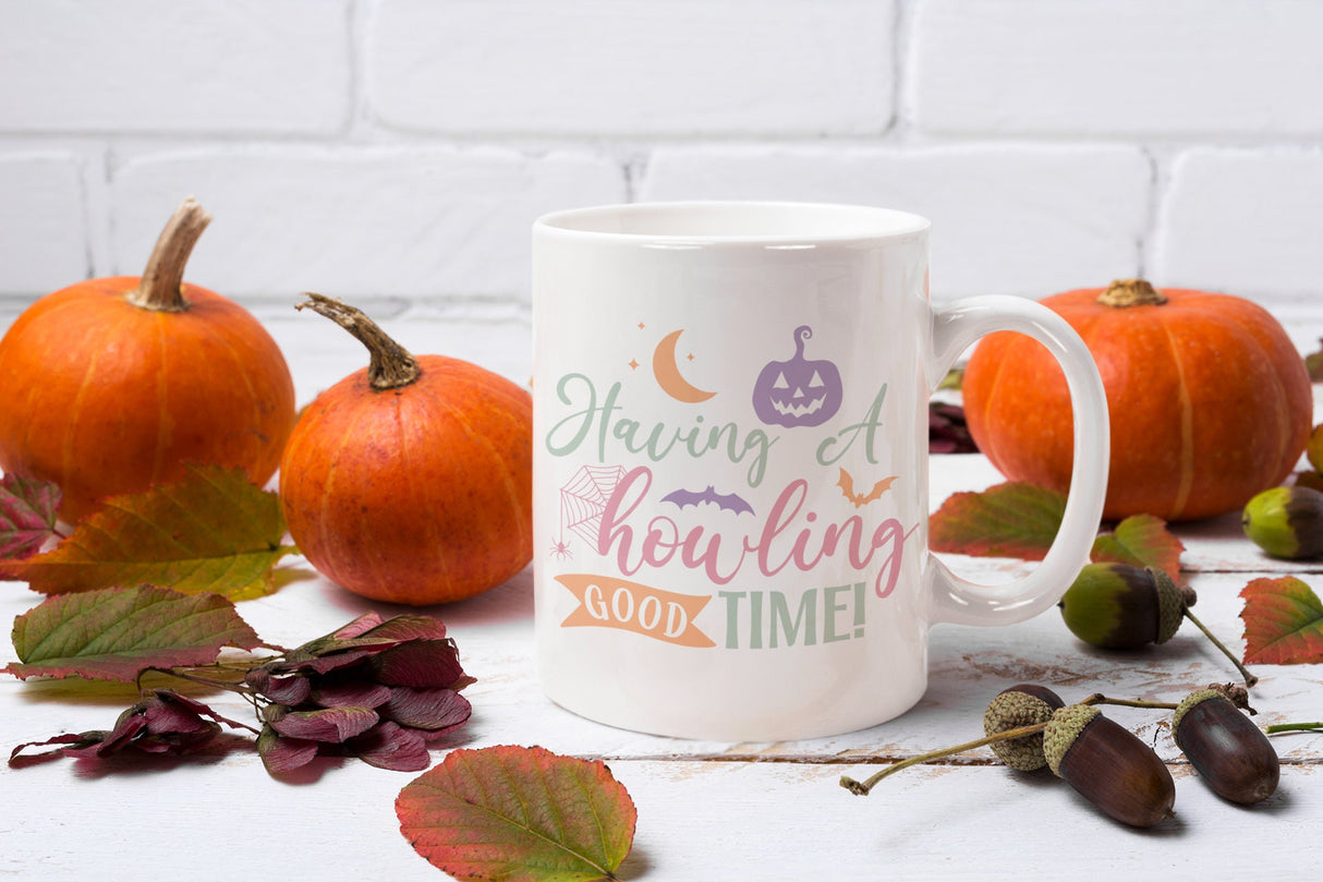 Having a howling good time! SVG Cut File