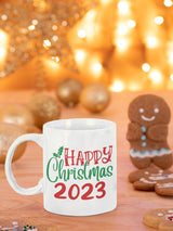 Happy Christmas 2023 SVG Cut File
