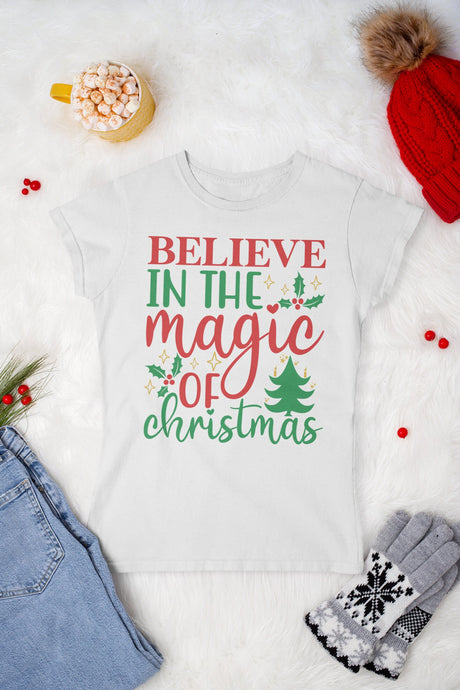 Believe in the magic of Christmas SVG Cut File