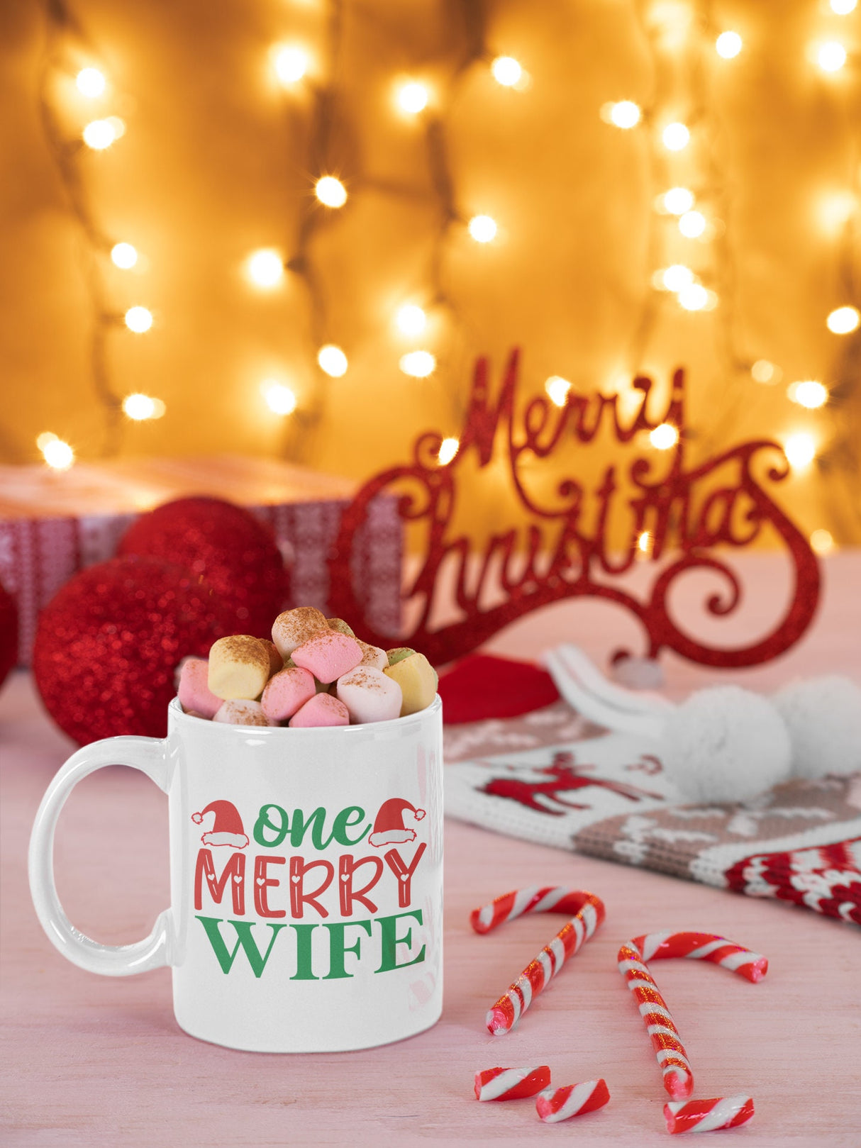 One Merry Wife SVG Cut File