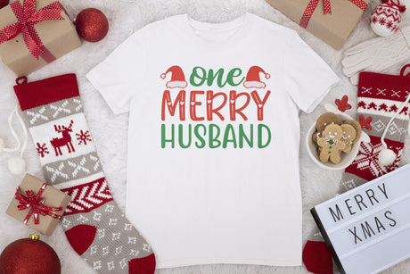 One Merry Husband SVG Cut File