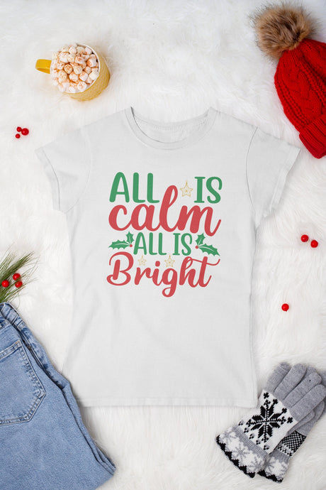 All is Calm all is bright SVG Cut File