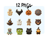 Halloween Sugar Cookies Clipart Set PNG